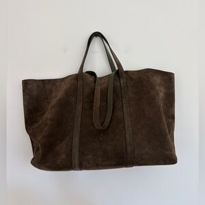 Sézane Gabin suede maxi tote
